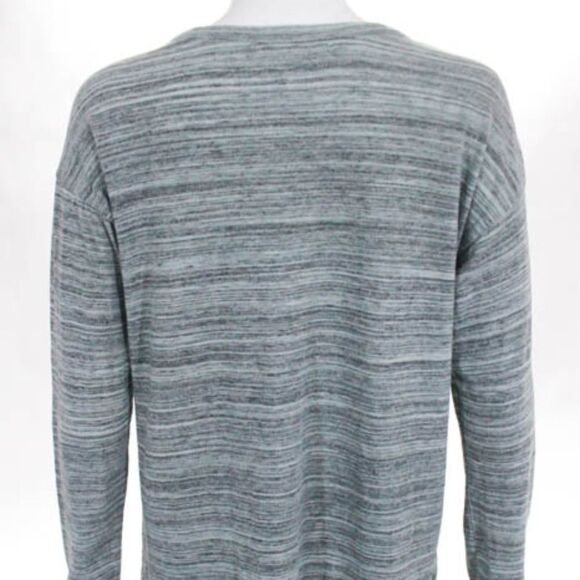PJK Patterson J. Kincaid Gray LS Button Top XS - Picture 5 of 8